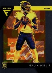 2022 Panini Chronicles Flux Rookies Malik Willis #FX-3 card
