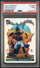 2022 Panini Donruss Downtown Malik Willis #DT-MW card