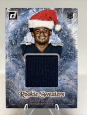 2022 Panini Donruss Rookie Holiday Sweater Malik Willis #RHS-3 card