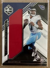 2022 Panini Limited Unlimited Potential Malik Willis #LP-MWI