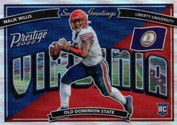 2022 Panini Prestige Seasons Greetings Malik Willis #SG-2 card