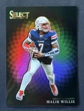 2022 Panini Select Draft Picks Color Wheel Malik Willis #CW-MW card