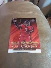 2022 Panini Select Draft Picks En Fuego Malik Willis #EN-MW card