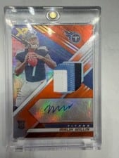 2022 Panini XR Rookie Swatch Autographs Malik Willis #RSA-MW card