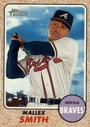 2017 Topps Heritage Base Set Mallex Smith #110 card