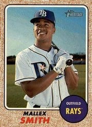 2017 Topps Heritage Base Set Mallex Smith #516 card