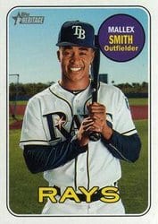 2018 Topps Heritage Base Set Mallex Smith #505 card