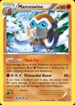 2015 BREAKthrough Mamoswine #82 card