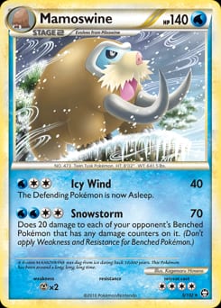 2010 HS—Triumphant Mamoswine #5 card