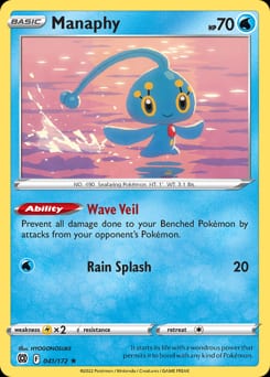 Brilliant Stars Manaphy #41 card