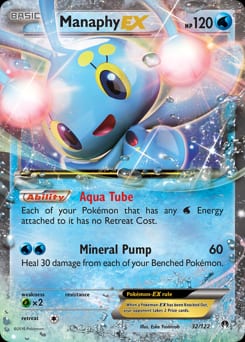 2016 BREAKpoint Manaphy-EX #32 card