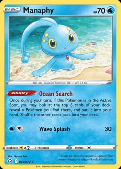 Shining Fates Manaphy #24 card