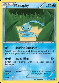 XY Black Star Promos Manaphy #XY190 card