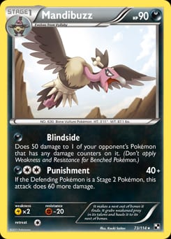 Black & White Mandibuzz #73 card