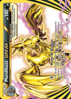 XY Black Star Promos Mandibuzz BREAK #XY182 card