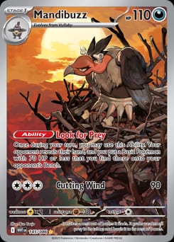 White Flare Mandibuzz #145 card