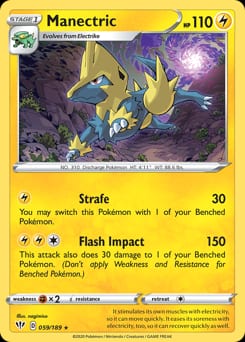 Darkness Ablaze Manectric #59 card
