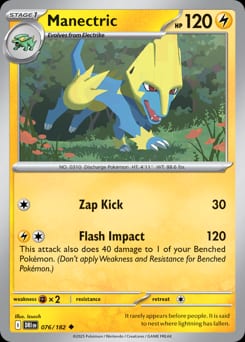 Destined Rivals Manectric #76 card