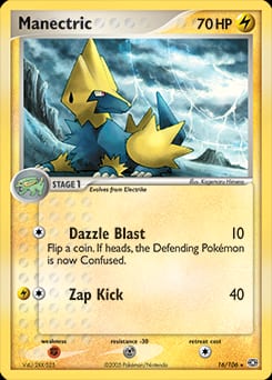 2005 Emerald Manectric #16 card