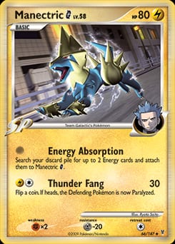 Supreme Victors Manectric G #66 card