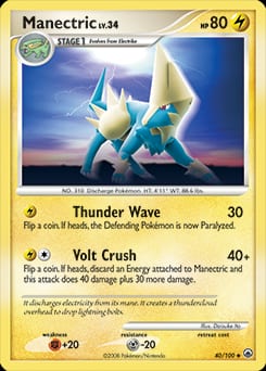 Majestic Dawn Manectric #40 card