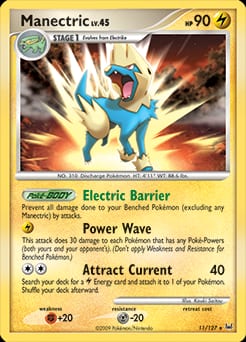 2009 Platinum Manectric #11 card