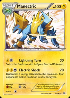 Primal Clash Manectric #61 card