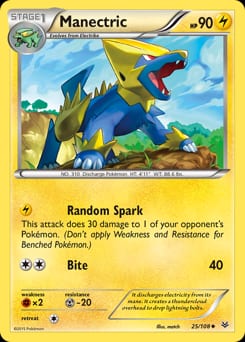 Roaring Skies Manectric #25 card