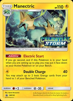 SM Black Star Promos Manectric #SM130 card