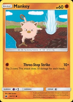 Crimson Invasion Mankey #50 card