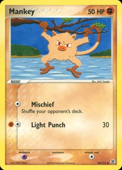FireRed & LeafGreen Mankey #38 card