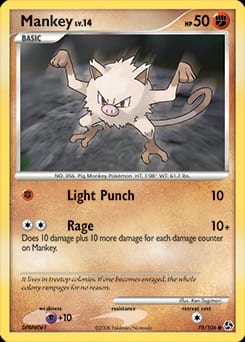 Great Encounters Mankey #79 card