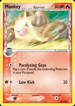 Holon Phantoms Mankey δ #70 card