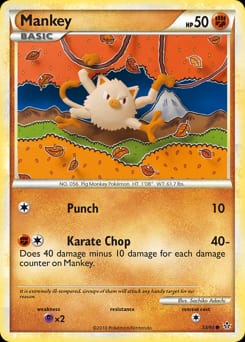 HS—Unleashed Mankey #53 card