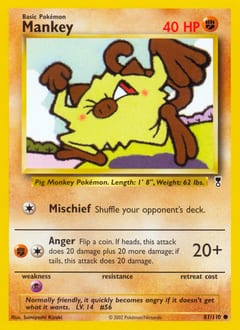 Legendary Collection Mankey #81 card