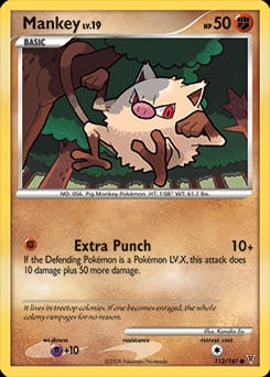 Supreme Victors Mankey #112 card