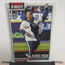 2026 Topps First Pitch Autographs Mannie Fresh #FP-9 card