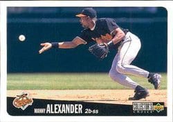 1996 Collector's Choice Base Set Manny Alexander #53 card