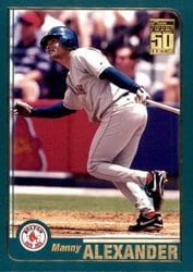 2001 Topps Base Set Manny Alexander #69 card