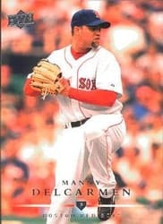 2008 Upper Deck Base Set Manny Delcarmen #225 card