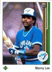 1989 Upper Deck Base Set Manny Lee #271 card