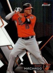 2018 Finest Base Set Manny Machado #98 card