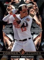 2018 Finest Cornerstones Manny Machado #FC-MM card