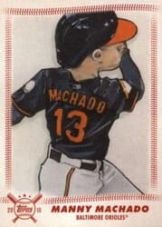 2018 Topps Big League Star Caricature Reproductions Manny Machado #SCR-MM card