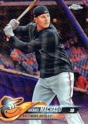 2018 Topps Chrome Base Set Manny Machado #94b card