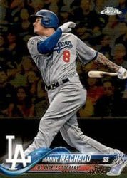 2018 Topps Chrome Update Base Set Manny Machado #HMT97 card