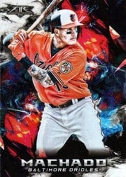 2018 Topps Fire Base Set Manny Machado #79 card