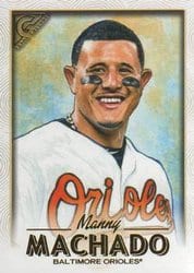 2018 Topps Gallery Base Set Manny Machado #144 card