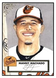 2018 Topps Gallery Heritage Manny Machado #H-22 card