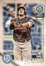 2018 Topps Gypsy Queen Base Set Manny Machado #98 card